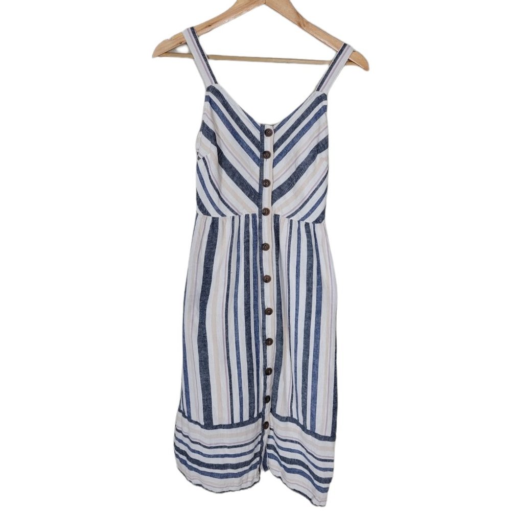 Universal Thread Stripped Midi Dress